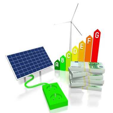 3D yenilenebilir enerji kavramı