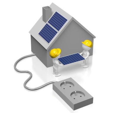 Güneş panelleri derleme kavramı