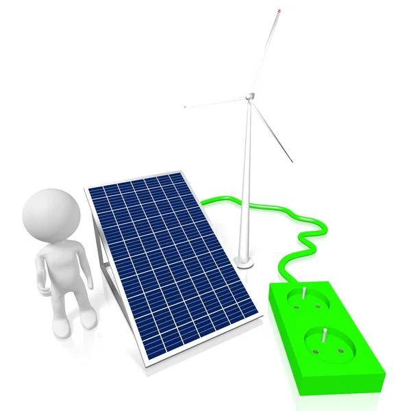 Konzept Für Erneuerbare Energien — Stockfoto
