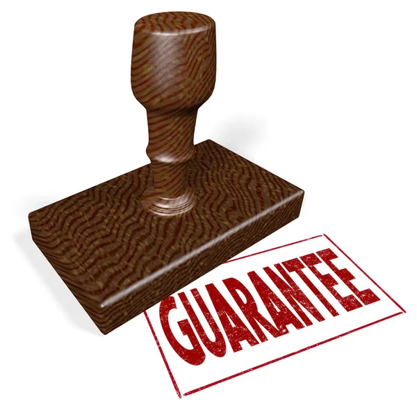 Rubber Stamp Guarantee — Stock Photo, Image