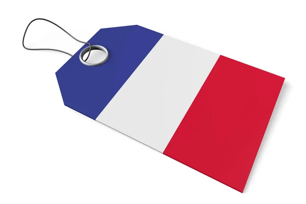价格标签 法国制造的产品 — 图库照片