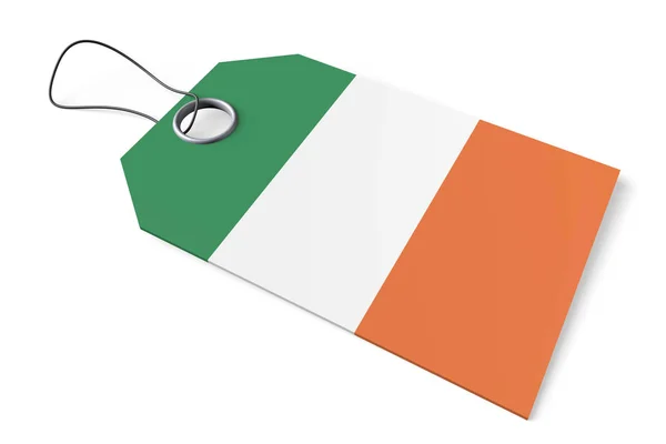 Price Tag Product Made Ireland — Stock Photo, Image