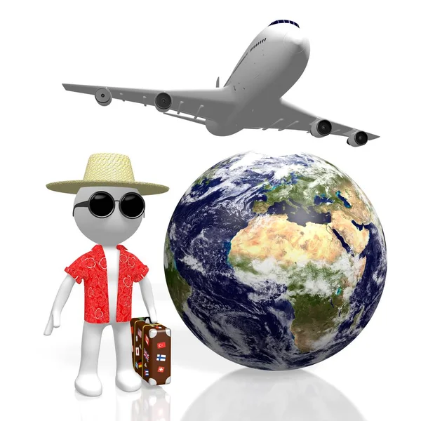 Concepto Viaje Mundo — Foto de Stock