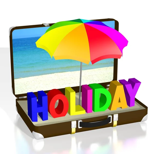 Holiday Koncepció Illusztráció — Stock Fotó