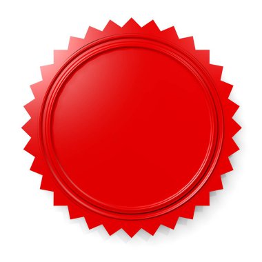 3D rozet / amblem illüstrasyon