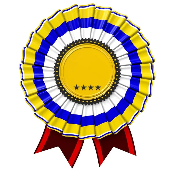 Odznaka Godło Ilustracja Białe Tło — Zdjęcie stockowe