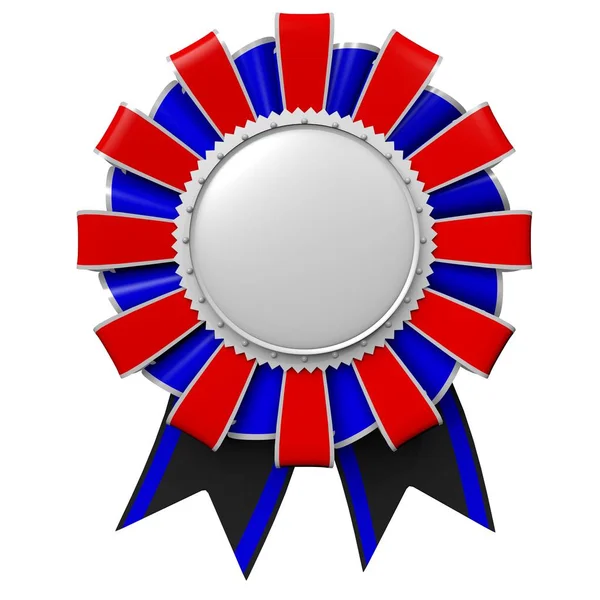 Badge Embleem Illustratie Witte Achtergrond — Stockfoto