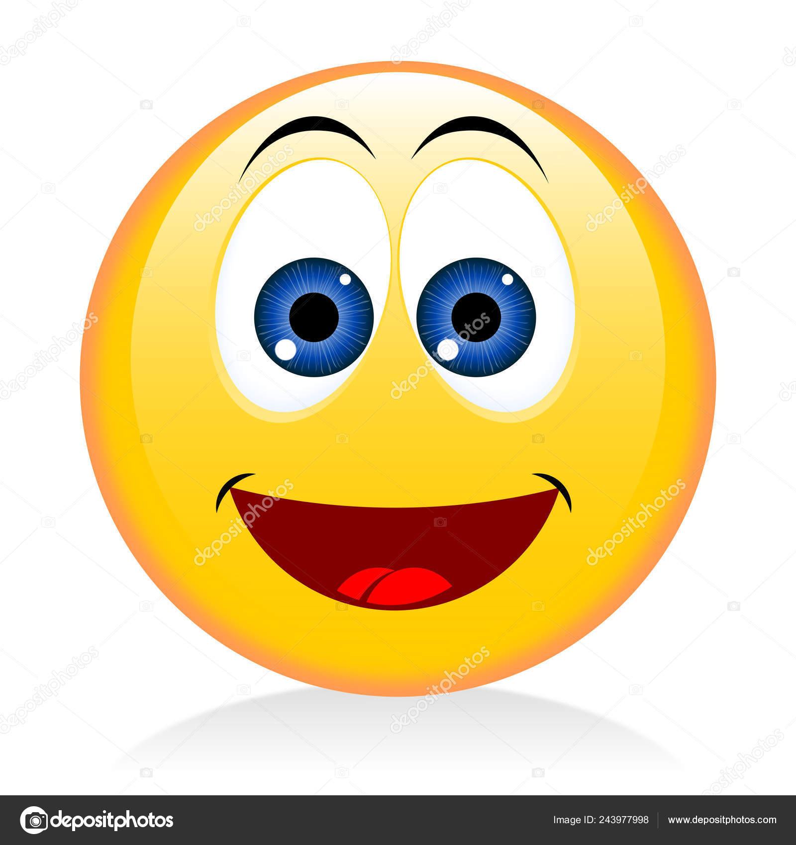  Emoji  Emoticon  Happy  Funny Face  Stock Photo  3d 