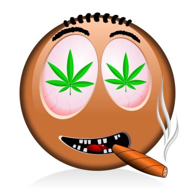 Emoji - sigara ot - komik surat