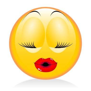 Sarı emoji - kadın, kız