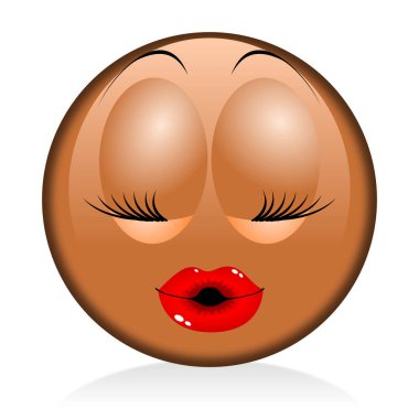 Emoji - siyah kadın, kız