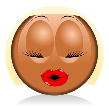 Emoji - siyah kadın, kız