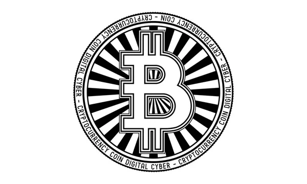 Bitcoin 배경에 — 스톡 사진