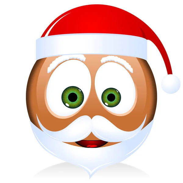 Emoji Negro Papá Noel —  Fotos de Stock