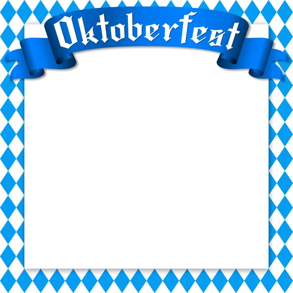 Oktoberfest Rám Místo Psát Sth — Stock fotografie