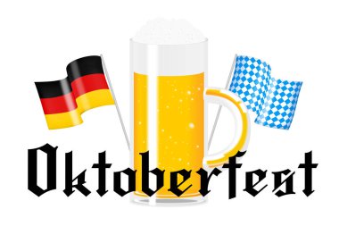 Oktoberfest - Bayern ve Almanya, bira bayrakları