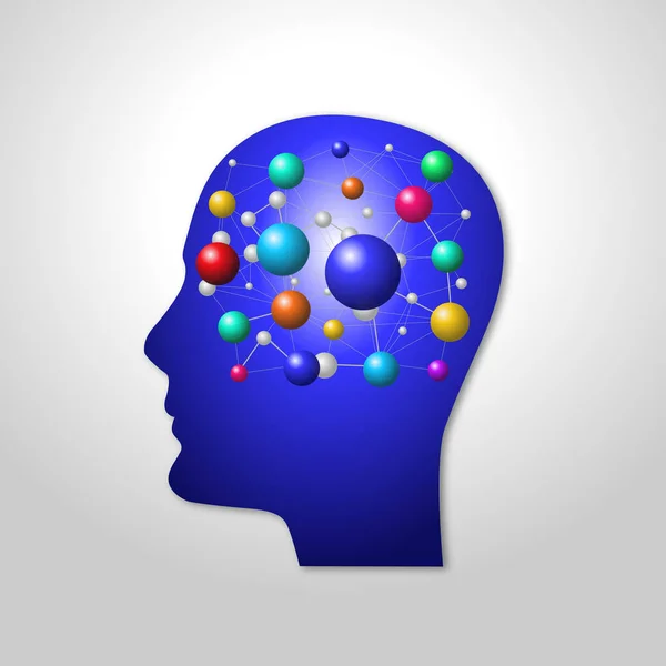 Head Shape Thinking Concept Illustration — Stock Photo, Image