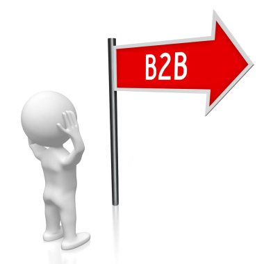 3D çizim / 3d render - B2b tabelasını