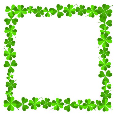 St Patrick's Day - yonca dışında yapılan çerçeve