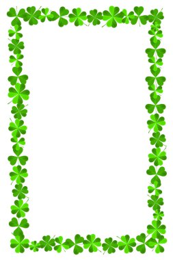 St Patrick's Day - yonca dışında yapılan çerçeve