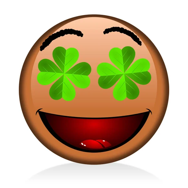 Día San Patricio Emoji — Foto de Stock