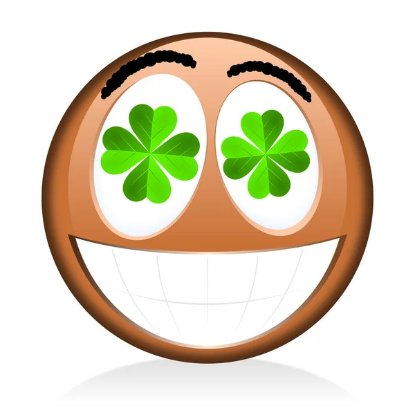 Patrick Day Emoji — Zdjęcie stockowe