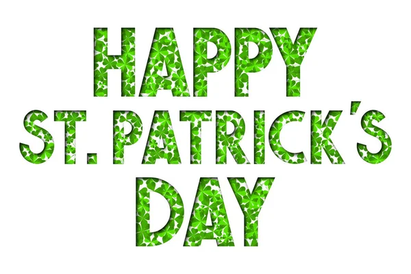 Happy Patrick Day Kaart Afbeelding — Stockfoto