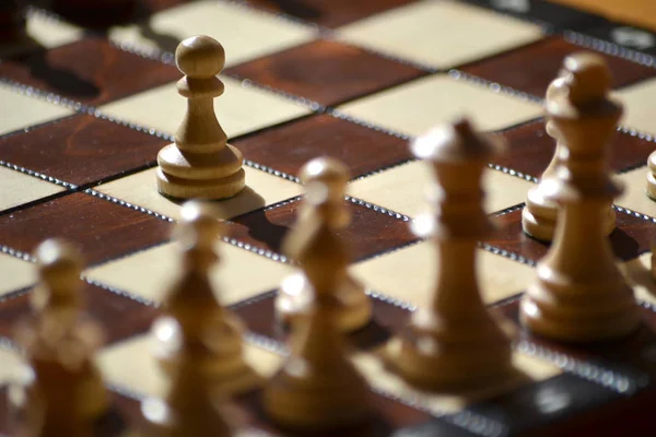 国际象棋 伟大的主题 如战略 休闲游戏 — 图库照片