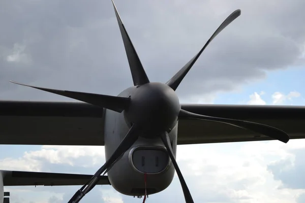 Vliegtuig Turbine Groot Voor Onderwerpen Zoals Luchtvaart Enz — Stockfoto
