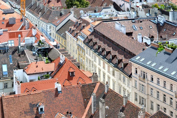 Oostenrijk Wenen Stadsgezicht Daken — Stockfoto