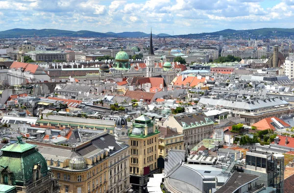 Oostenrijk Wenen Stadsgezicht Daken — Stockfoto