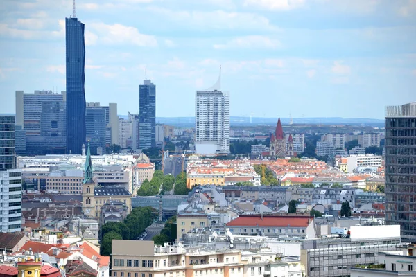 Oostenrijk Wenen Stadsgezicht Moderne Kantoorgebouwen — Stockfoto