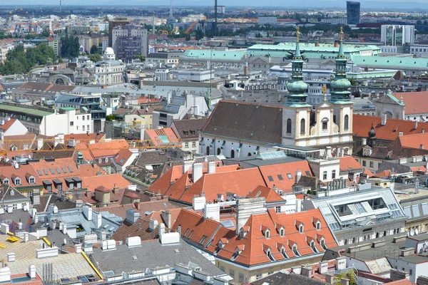 Oostenrijk Wenen Stadsgezicht Daken — Stockfoto