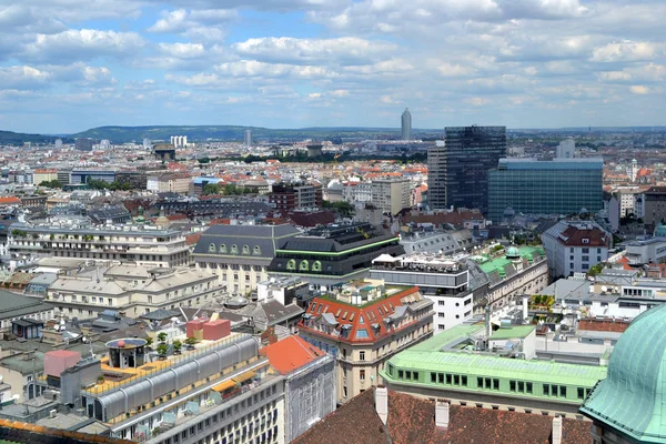 Austria Vienna Cityscape Roofs Stock Image