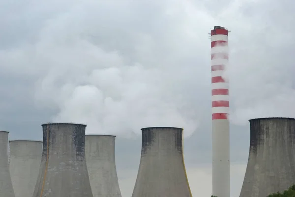 石炭発電 発電所 偉大なエネルギー等のようなトピックの — ストック写真