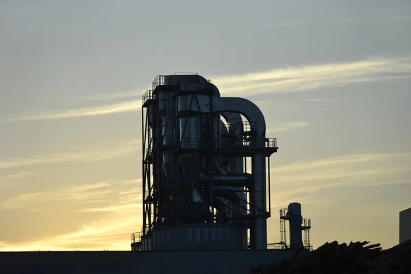 Industry Concept Factory Sky — Stock Photo, Image