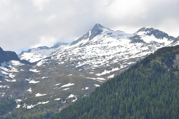 Alpes Austria Nieve Rocas Pico Montaña — Foto de Stock