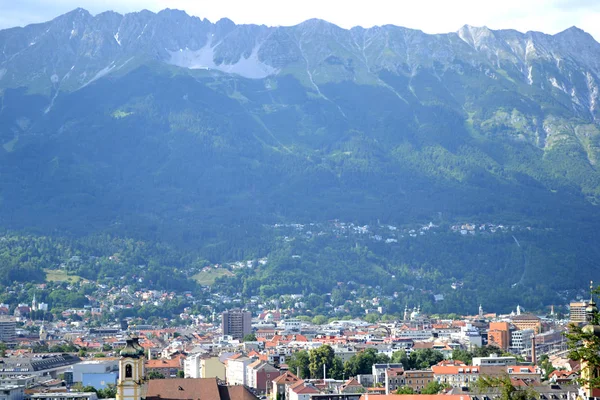 Innsbruck Austria Città Nella Valle — Foto Stock