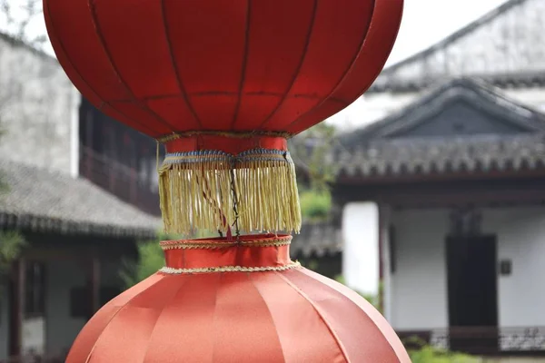 Rote Chinesische Lampe Dekoration — Stockfoto