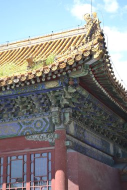 Budist tapınağı pagoda çatılı, Çin