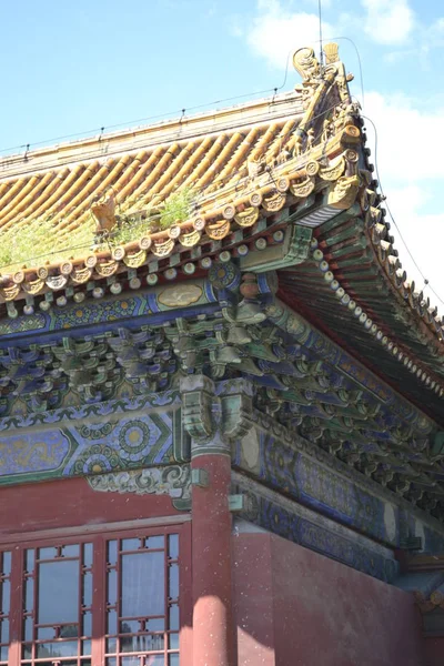 Budist tapınağı pagoda çatılı, Çin