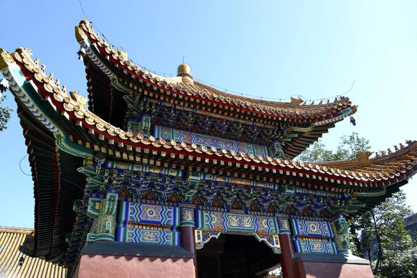 塔の屋根 中国の仏教寺院 — ストック写真