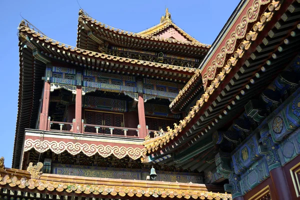 Budist tapınağı pagoda çatılı, Çin