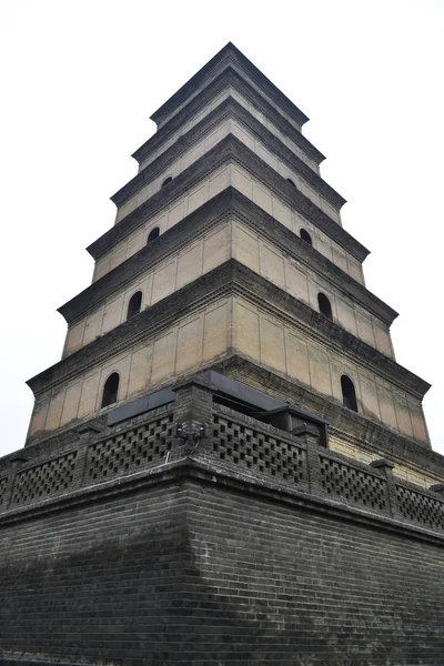 Gås Buddhistiska Tempel Pagoden Tak Kina — Stockfoto