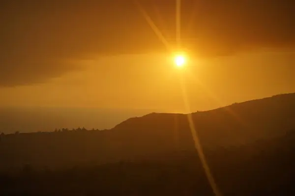 希腊扎金索斯岛的日落 — 图库照片