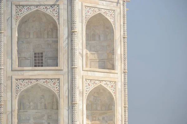 Taj Mahal Agra Índia Close — Fotografia de Stock