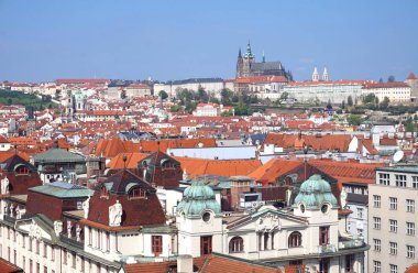 Prag - eski şehir cityscape