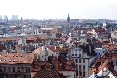 Prag - eski şehir cityscape