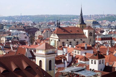 Prag - eski şehir cityscape