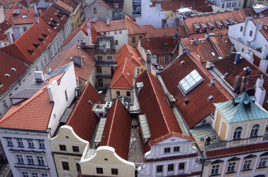 Prague, Çek Cumhuriyeti - çatılar